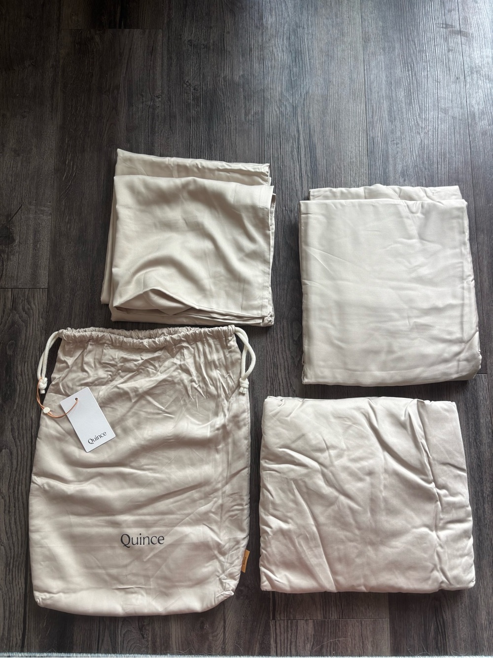 NWT Quince Bamboo Queen Sheet Set